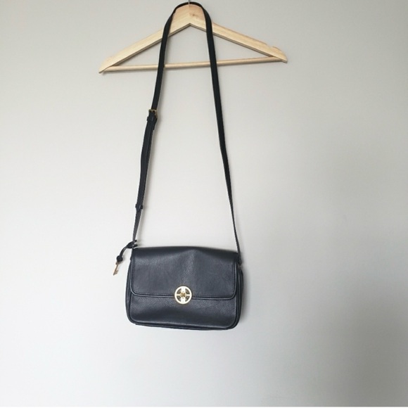 Fossil Purse Leather Jasmin Flap Crossbody Bag Black - Picture 2 of 13